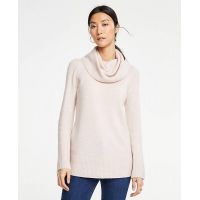Flare Sleeve Turtleneck Tunic Sweater
