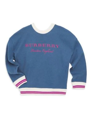 Little Girls & Girls Eli Rib Stripe Cotton Sweater