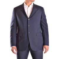 Burberry Mens Blue Wool Blazer