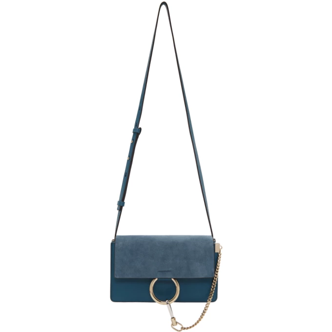 Blue Small Faye Satchel