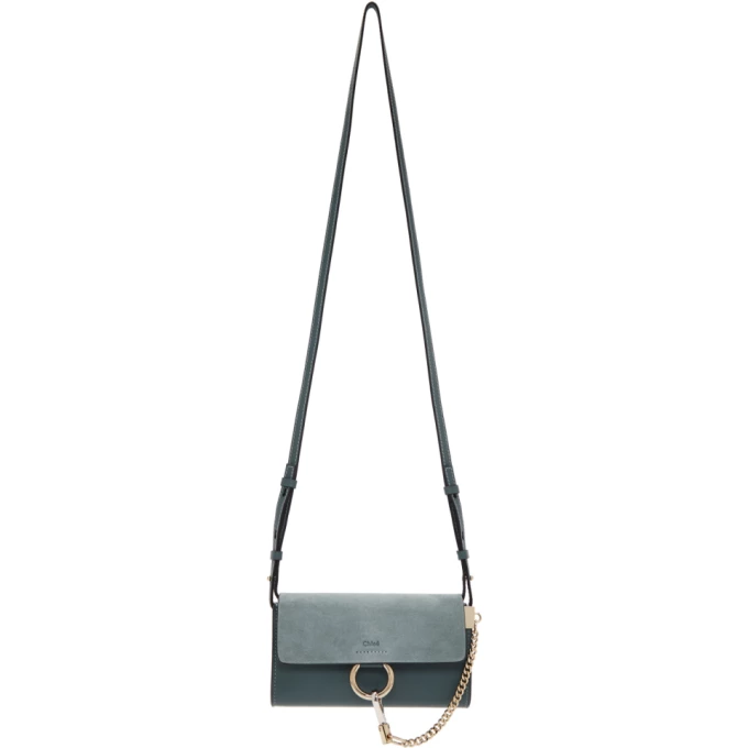 Blue Mini Faye Wallet Bag