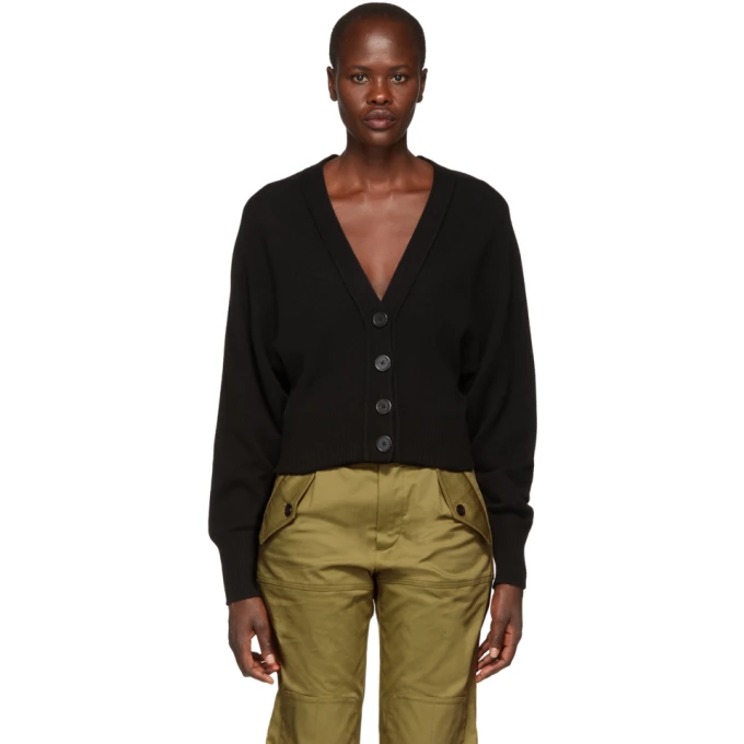 Black Cashmere Cardigan