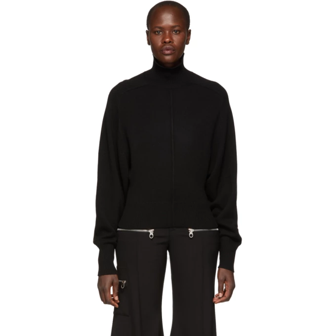 Black Cashmere Turtleneck