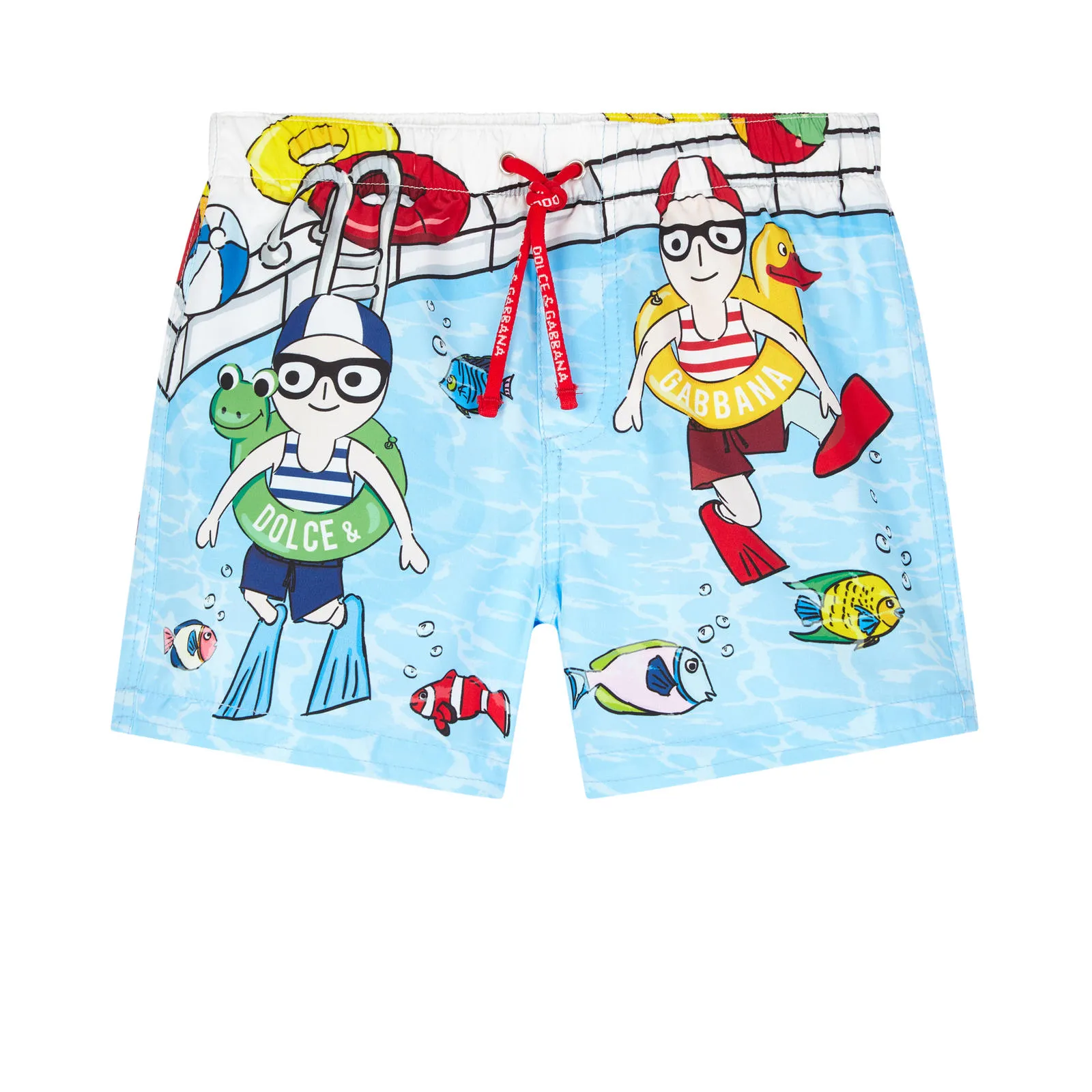 Mini Me printed swim shorts - Stefano & Domenico