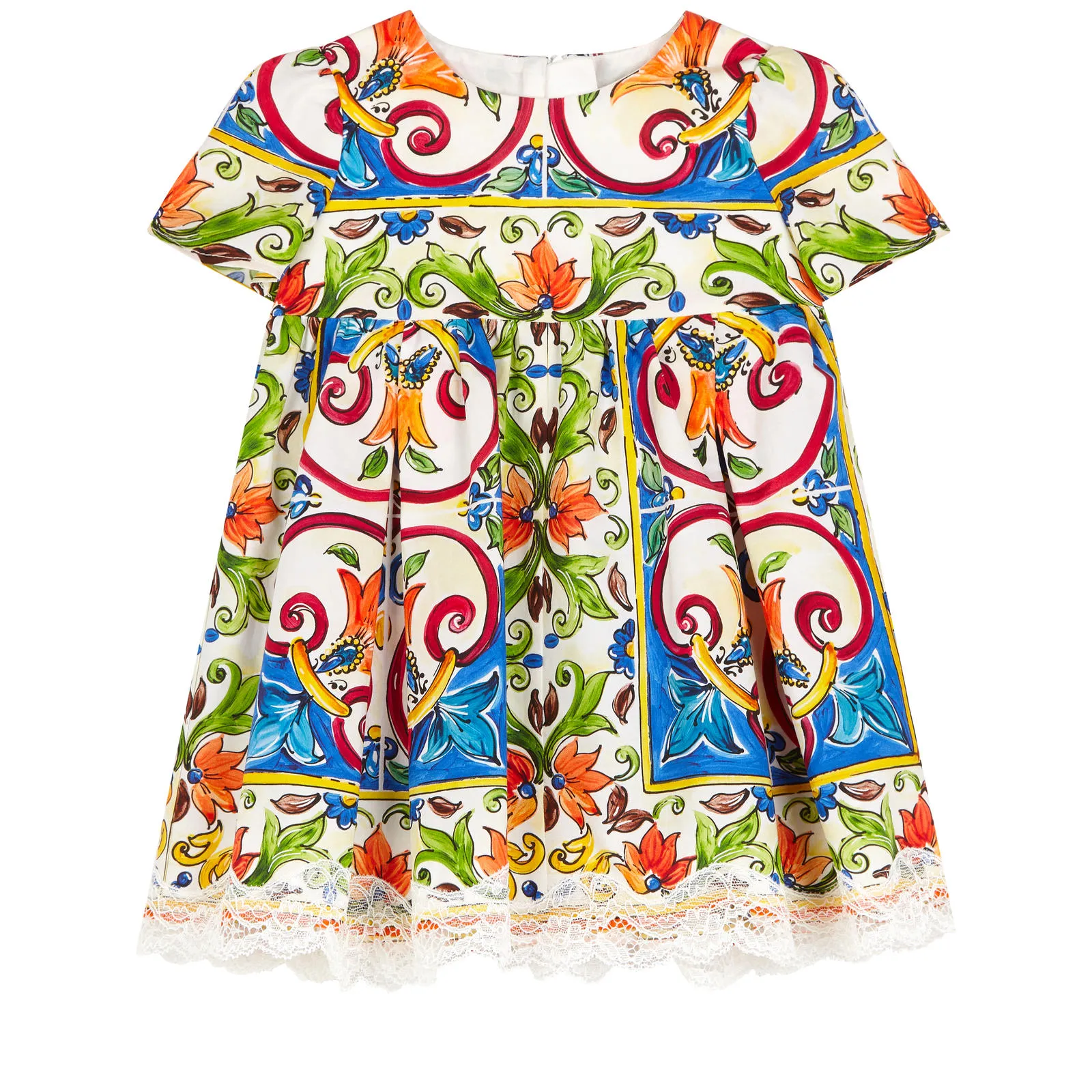 Mini Me poplin dress and matching bloomers - Mondello