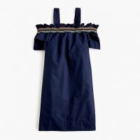 Girls rainbow-smocked dress