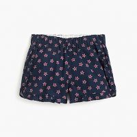 Girls ruffle pull-on short in stars