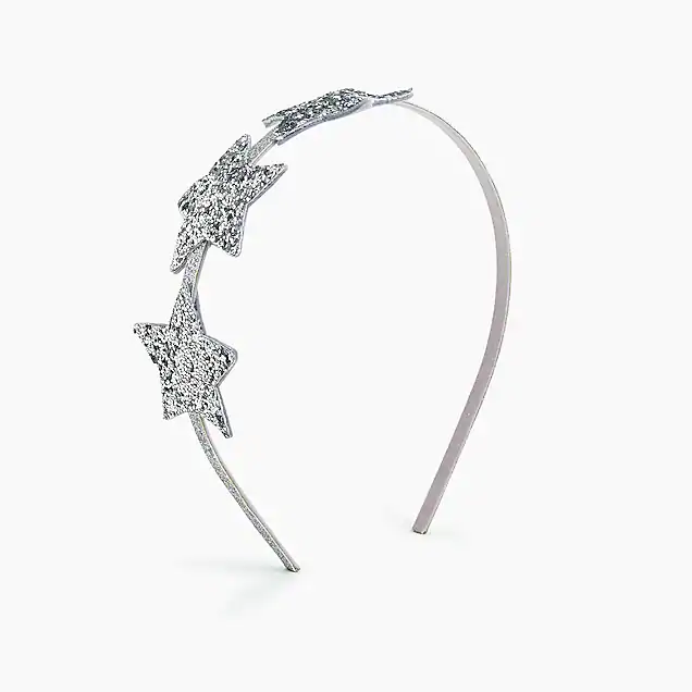 Girls glitter-star headband