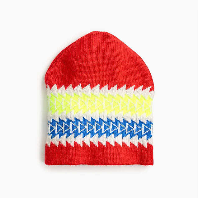 Kids triangle beanie