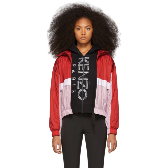 Red Windbreaker Jacket
