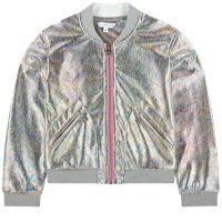 Shimmering bomber jacket