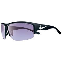 NIKE EV0871-010 Golf X2 E Sunglasses (One Size), Matte Black/White, Max Golf Tint Lens