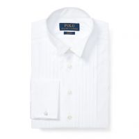 Cotton Wing-Collar Dress Shirt
