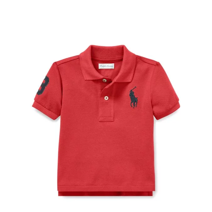 Cotton Mesh Polo Shirt