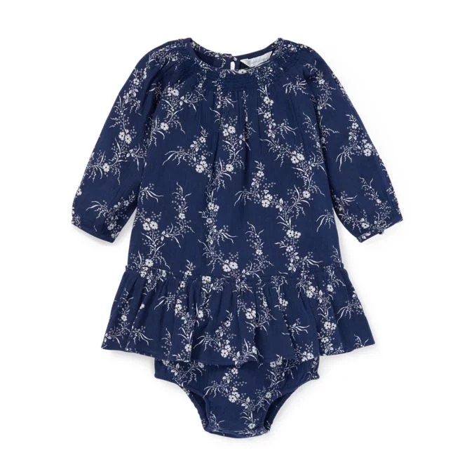 Floral Cotton-Blend Dress