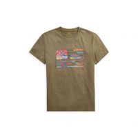 Big Fit Flag Cotton T-Shirt