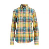 Classic Fit Plaid Twill Shirt