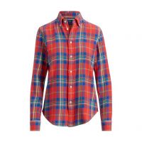 Classic Fit Plaid Twill Shirt
