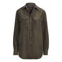 Silk Button-Down Shirt