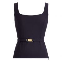 Azalea Belted Wool Top