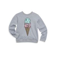 Toddlers, Little Girls & Big Girls Betty Ice Cream Cotton Sweatshirt