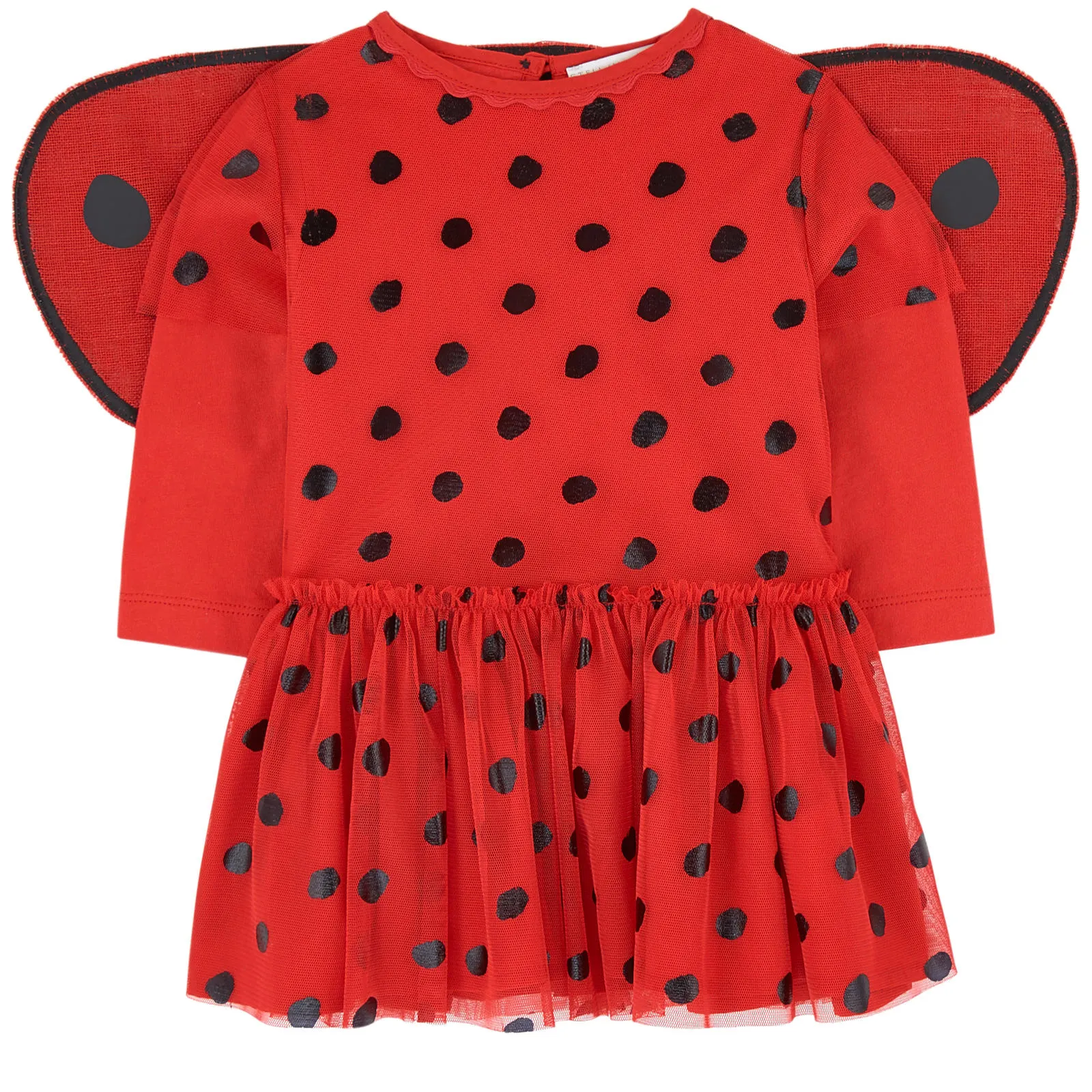 Ladybird dress with wings and matching knickers