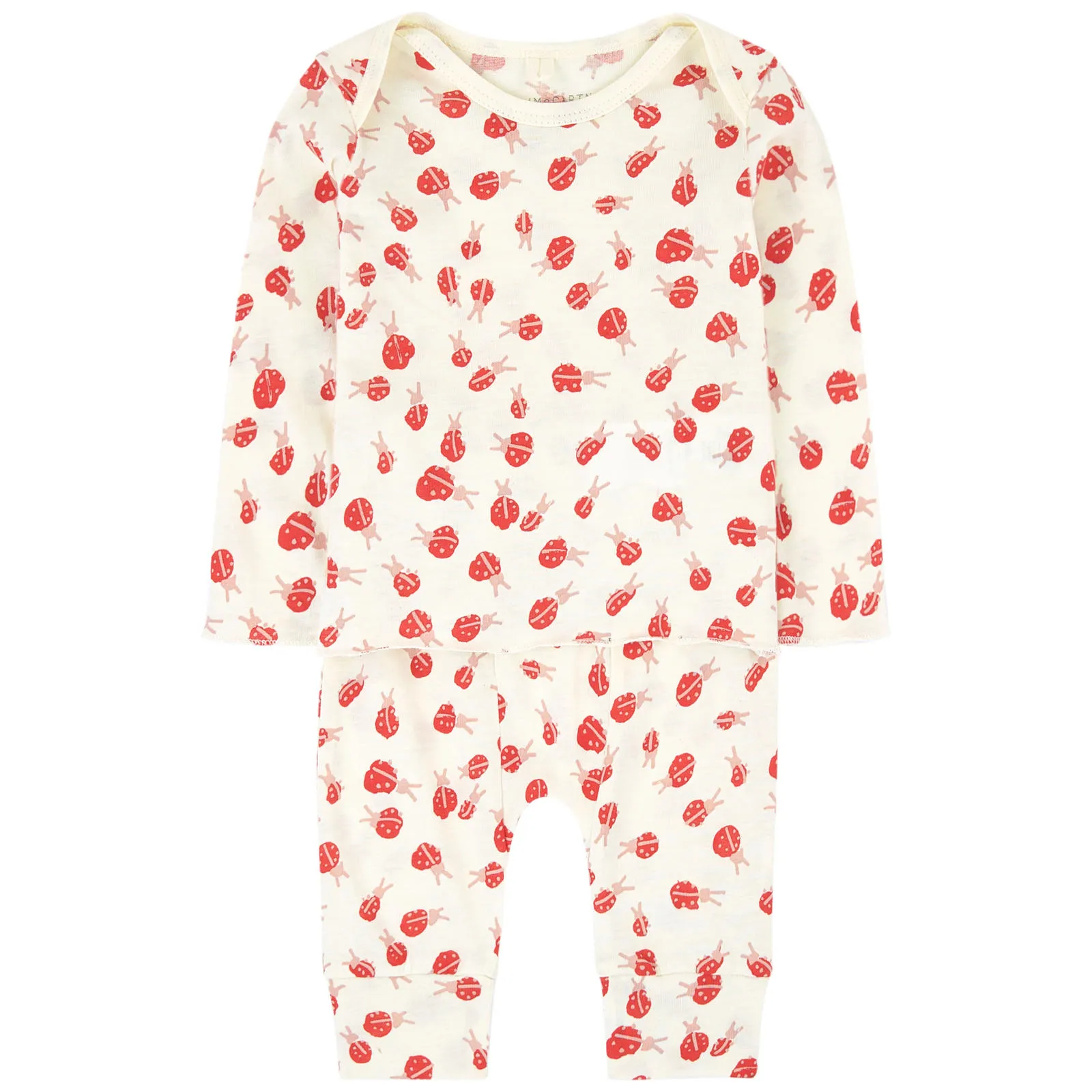 Print organic cotton T-shirt and matching leggings