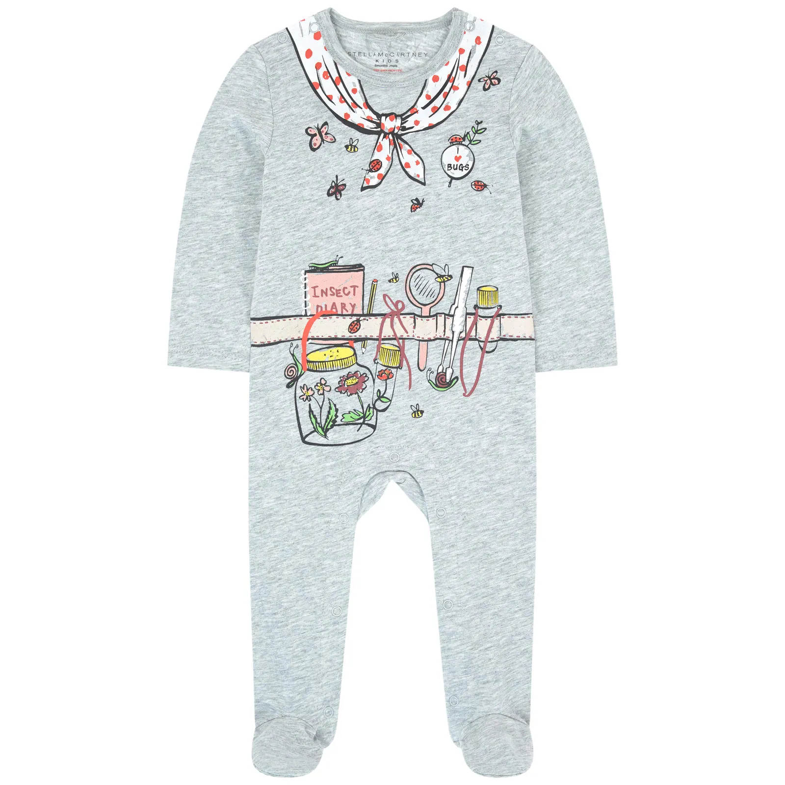 Trompe-lOEil organic cotton pyjamas