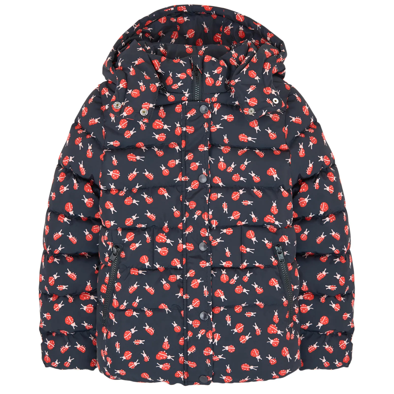 Printed padded coat