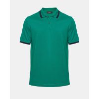 Cotton Pique Bold Striped Polo