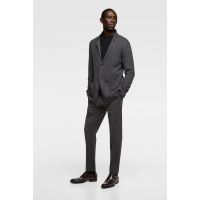 TEXTURED WEAVE KNIT BLAZER